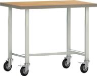 Werkbank, NW-Nr.: 9000425460 B1000xT700xH840mm Buche, Multiplex lichtgrau KLW-LUTZ, BETRIEBSEINRICHTUNGEN  