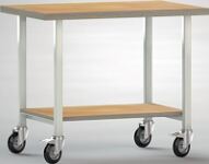 Werkbank B1000xT700xH840m, NW-Nr.: 9000425461 m Buche Multiplex lichtgr, au Anz.Ablageböden 1 KL LUTZ BETRIEBSEINRICHTUNGE, N  