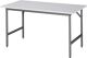 Arbeitstisch Ser.Jerry, NW-Nr.: 9000425480 B1500xT800xH800-850mm, Arbeitsplatte Melamin,S.22mm Gestell, anthr.-metallic RAU