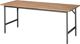 Arbeitstisch Jerry, NW-Nr.: 9000425706 B2000xT800xH800-850mm, Arbeitsplatte Buche-Massiv,S.25mm, Gestell grau RAU