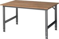 Werktisch Tom, NW-Nr.: 9000425715 B1500xT1000xH760-1080mm, Arbeitsplatte Buche Gestell, anthrazitgrau,RAL7016 RAU  