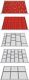 Schubladen-Unterteilungsm, NW-Nr.: 9000426042 aterial Front-H.50-200mm, 151-tlg. f.Schubladenschrank, H1019xB1005xT736mm