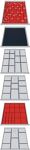 Schubladen-Unterteilungsm, NW-Nr.: 9000426048 aterial Front-H.75-125mm, 107-tlg. f.Schubladenschrank, H1019xB1005xT736mm  