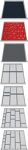 Schubladen-Unterteilungsm, NW-Nr.: 9000426050 aterial Front-H.50-150mm, 113-tlg. f.Schubladenschrank, H1019xB705xT736mm  