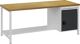 Werkbank grau lichtgrau, NW-Nr.: 9000426069 B2000xH859xT750mm Buche, Multiplex 40mm 1 Schubl.1 Türen BEDRUNKA+HIRTH
