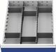 Schubladenunterteilungsma, NW-Nr.: 9000426120 terial Front-H.150mm 2, Längs-/6 Querteiler Schubladen-B.450mm  