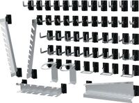 Werkzeughaltersortiment, NW-Nr.: 9000426545 SimplaClip B2xH6mm 22, Haken/10 Doppelhaken/8 Hal.  
