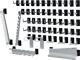 Werkzeughaltersortiment, NW-Nr.: 9000426545 SimplaClip B2xH6mm 22, Haken/10 Doppelhaken/8 Hal.  