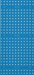 Lochplatte B450xL1000mm, NW-Nr.: 9000428001 himmelblau RASTERPLAN Lochabst.38mm, f.Schlitzplatten  