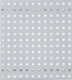 Lochplatte B450xL500mm, NW-Nr.: 9000428004 lichtgrau RASTERPLAN Lochabst.38mm, f.Schlitzplatten
