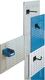 Schlitzplatte B450xLmm, NW-Nr.: 9000428150 enzianblau Hochformat