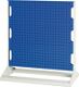 Stellwand H1125xB1000xT550mm mit 6 Lochplatten enzianblau