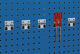 Werkzeugklemme D.2x6mm, NW-Nr.: 9000429174 doppelt m.breiter, Grundplatte f.Lochplatten 5St./Btl.