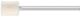 Filzpolierstift D8xH10mm 3mm Filz ZYA PFERD