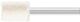 Filzpolierstift D15xH20mm 6mm Filz ZYA PFERD