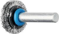 Rundbürste RBU 2004/6 INOX D.20mm Drahtstärke 0,2mm VA 4mm PFERD