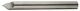 Gravierstichel Pro D D.2,5mm VHM Gesamt-L.40mm WERNER WILKE