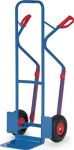 Stapelkarre H.1300mm, NW-Nr.: 9000443017 Schaufel-L250xB320mm, Luft-Bereifung Trgf.300kg blau FETRA  
