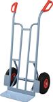 Sackkarre H.1150mm, NW-Nr.: 9000443049 Schaufel-L150xB400mm, Luft-Bereifung Trgf.250 kg taubenblau PROMAT  