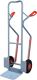 Stapelkarre m.Kufen, NW-Nr.: 9000443059 H.1300mm, Schaufel-L250xB320mm Luft-Bereifung Trgf.300kg, taubenblau PROMAT