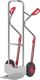 Stapelkarre H.1300mm, NW-Nr.: 9000443170 Schaufel-L250xB320mm, Luft-Bereifung Trgf.200kg alufarben FETRA