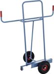 Plattenkarre Trgf.350kg, NW-Nr.: 9110443181 H.1440mm, Aufl.-L500xB200mm Bereifung Luft taubenblau, PROMAT  