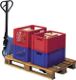 Gabelhubwagen, NW-Nr.: 9000443353 Gabel-L.2000mm, Trgf.2000kg STA taubenblau PUR/PUR PROMAT