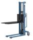 Hochhubstapler taubenblau, NW-Nr.: 9000443386 Trgf.1000kg, Gabel-L.1150mm Einfachmast Hubh.1600mm