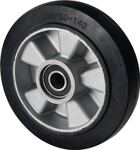 Lenkrad Elastik-Vollgummi, NW-Nr.: 9000443610 Naben-L.55mm Rad-B.50mm, D.200mm Guss-Felge f.Gabelhubwagen PFAFF, b.Baujahr 10/2014  