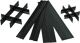 Unterteiler, NW-Nr.: 9000446098 f.Transportstapelbehälter, H.40mm PP anthrazit 10St./Karton LA-KA-PE  