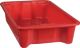 Drehstapelbehälter PP rot, NW-Nr.: 9000446965 L590xB380xH135mm   