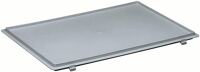 Scharnierdeckel PP, NW-Nr.: 9000447875 L600xB400mm grau, f.Transportstapelkasten LOCKWEILER  