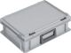 Ku.-Koffer, NW-Nr.: 9000447880 L400xB300xH133mm PP 1, Griff Schiebeverschluss grau 10l, LOCKWEILER  