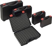 Ku.-Koffer, NW-Nr.: 9000447903 L395xB295xH106mm PP 1, Griff m.Schaumstoffeinlage, schwarz  
