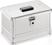 Aluminiumbox, NW-Nr.: 9000447975 L432xB335xH275mm 29l, m.Klapphebelverschlüssen m.Bohrungen  