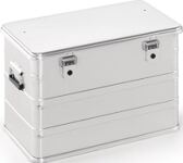 Aluminiumbox, NW-Nr.: 9000447977 L582xB385xH397mm 76l, m.Klapphebelverschlüssen m.Bohrungen  