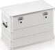 Aluminiumbox, NW-Nr.: 9000447977 L582xB385xH397mm 76l, m.Klapphebelverschlüssen m.Bohrungen  