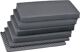Schaumstoffeinsatz f., NW-Nr.: 9000448016 Aluminiumbox 47 l 1, Bodenplatte 4 Würfelschaumplatten,