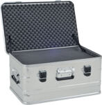 Aluminiumbox, NW-Nr.: 9000448030 L.582xB.385xH.277mm 47l, m.Klappverschluss Stärke 1,0mm  