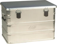Aluminiumbox, NW-Nr.: 9000448031 L.592xB.388xH.409mm 76l, m.Klappverschluss Stärke 1,0mm  