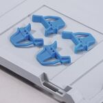 Schiebeverschluss blau, NW-Nr.: 9000448290 f.Stülpdeckel ALLIT   