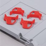Schiebeverschluss rot, NW-Nr.: 9000448291 f.Stülpdeckel ALLIT   