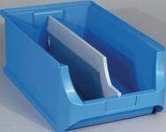 Trennw.ProfiPlus, NW-Nr.: 9000448728 f.Stapelsichtboxen, H.170mm PS grau ALLIT   
