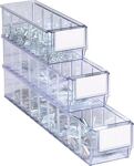 Regalkasten, NW-Nr.: 9000448980 L300xB91xH81mm transp.SAN, PROMAT gewellter Boden  