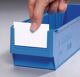 Etikett weiß, NW-Nr.: 9000448993 f.Regallagerkasten B.91mm, 100St./Btl.PROMAT 100St./Btl.