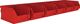 Sichtlagerkastenset, NW-Nr.: 9000449002 H75xB602xT180mm STA, verz.m.Sichtlagerkästen 6xMK 5 rot MAUSER