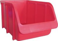 Sichtlagerkasten, NW-Nr.: 9000449010 L242/203xB146xH127mm PP, rot stapelbar HÜNERSDORFF a.PP stapelbar, schlagfest -40GradCelsius  