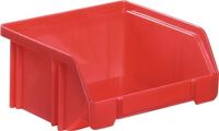 Sichtlagerkasten LK, NW-Nr.: 9000449030 L85/65xB105xH45mm PS rot, LA-KA-PE a.PS stapelbar  