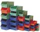 Sichtlagerkasten LK, NW-Nr.: 9000449069 L500/450xB300xH230mm PS, blau LA-KA-PE a.PS stapelbar  