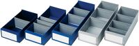 Regalkasten, NW-Nr.: 9000449106 L400xB160xH100/112mm grau, PS LA-KA-PE   